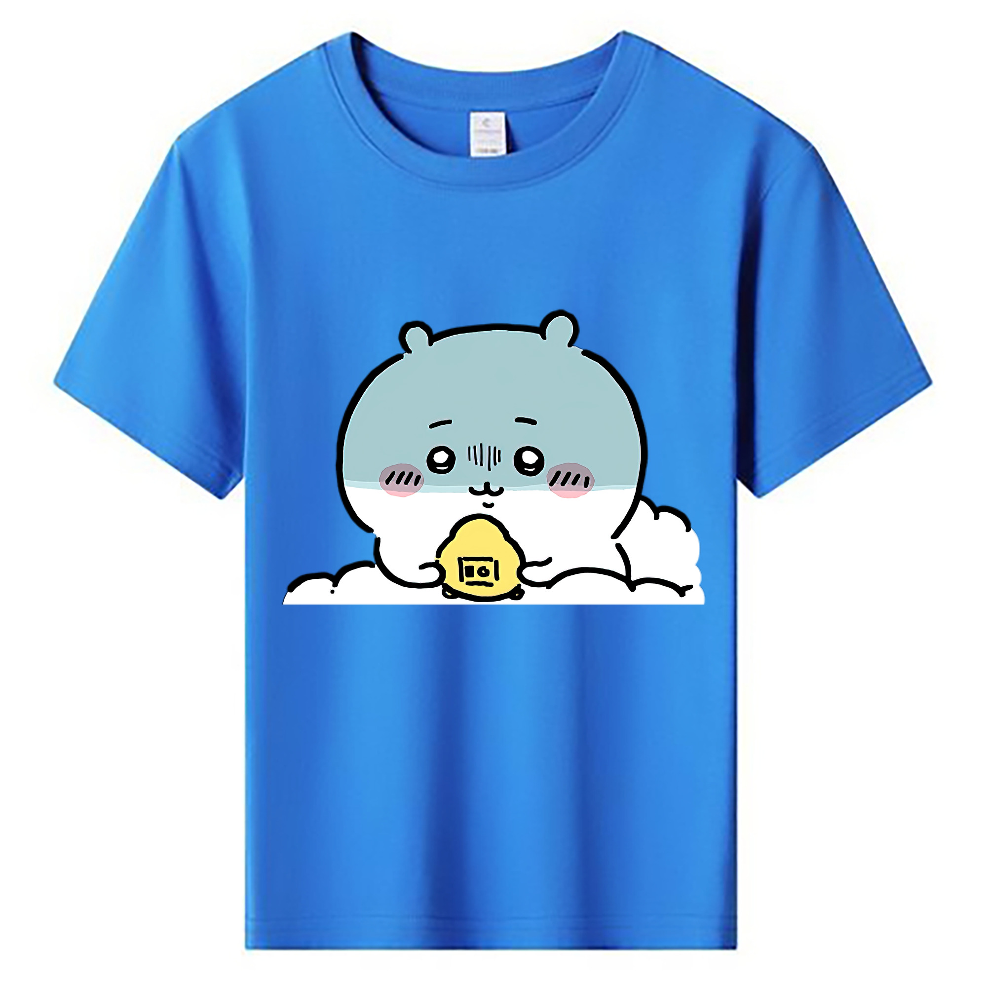 （画像用） ちいかわ ちいかわ Chii-kawa chiikawa 綿100％キッズTシャツ（フロントプリント）